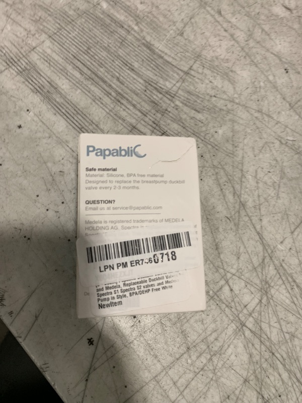 Photo 1 of [6-Count] Papablic Duckbill Valves for Spectra and Medela, Replaceable Duckbill Valves for Spectra S1 Spectra S2 valves and Medela Pump in Style, BPA/DEHP Free White