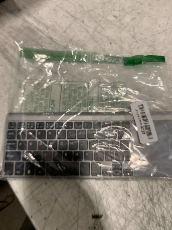 Photo 1 of Zyyini Wireless Keyboard with Touchpad, 2 in 1 Portable Computer Keyboard with Numeric Keypad,QWERTY Layout, for Notebooks, Computers