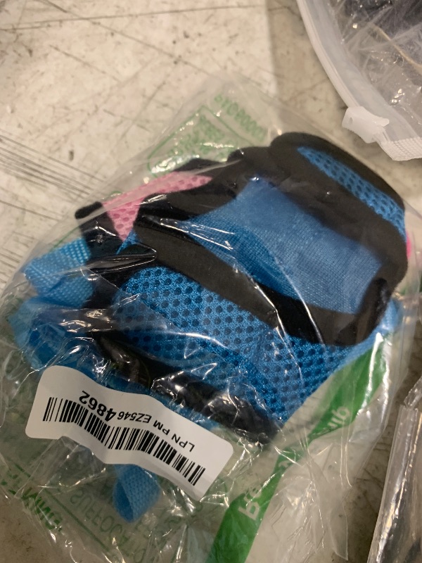 Photo 1 of SATINIOR 2 Pieces Guinea Pig Clothes Baby Ferret Rats Hamster Soft Mesh Harness Leash Vest Set with Bell for Guinea Pigs, Hamster, Ferret, Rabbit, Chinchilla and Similar Small Animals(Blue, Pink,XS)