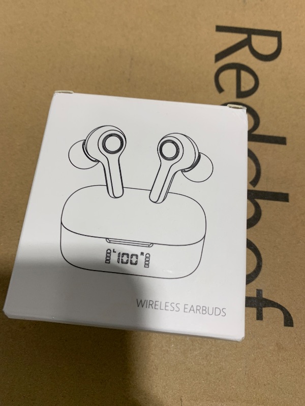 Photo 1 of MOZOTER Bluetooth 5.3 Wireless Earbuds,Deep Bass Loud Sound Clear Call Noise Cancelling with 4 Microphones in-Ear Headphones with Wireless Charging Case Compatible for iPhone Android,Workout