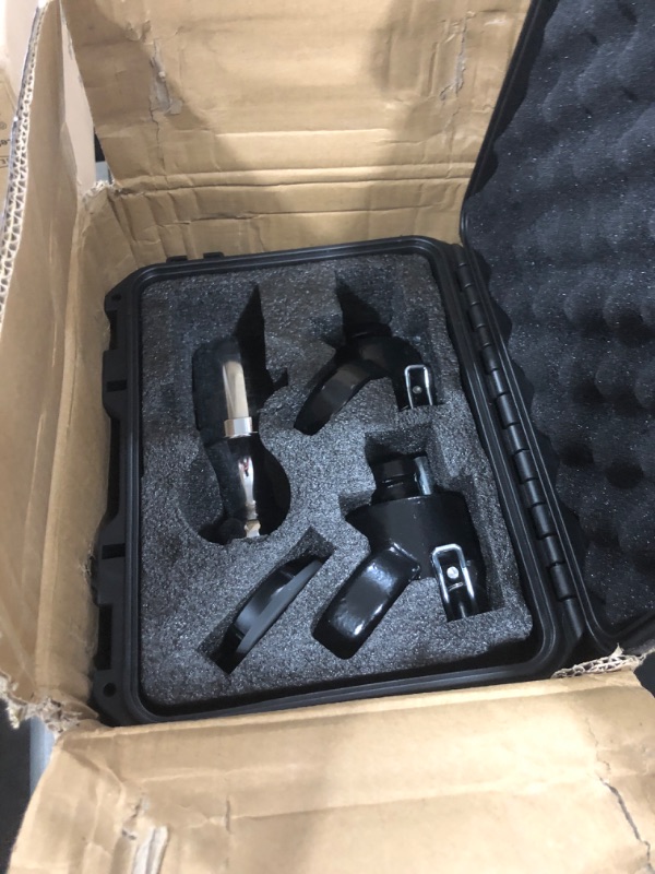 Photo 1 of Lrichy 60618 Upgraded 38k Puck System Gooseneck Hitch Ball Kit with Case for 2013-2025 Dodge Ram 2500 3500, 2-5/16 in Hitch Ball for Truck Bed with 2 Gooseneck Safety Chain Anchors