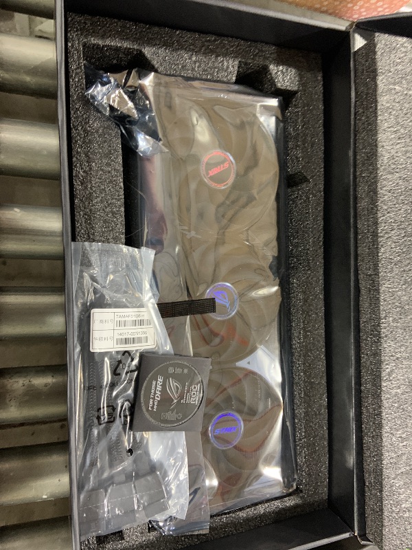 Photo 1 of ASUS ROG Strix GeForce RTX 5070 Ti OC Edition 16GB GDDR7 Graphics Card (PCIe 5.0, HDMI/DP 2.1, 3.2-slot, Axial-tech fans, MaxContact design with vapor chamber, phase-change GPU thermal pad, aura sync)