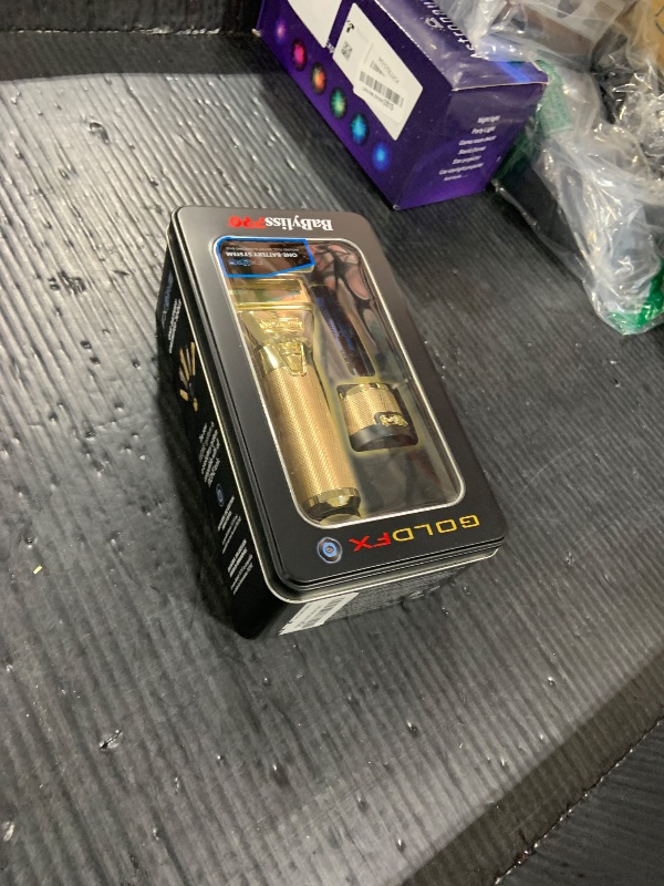 Photo 1 of BaBylissPRO FXONE GOLDFX All Metal Double Foil Shaver