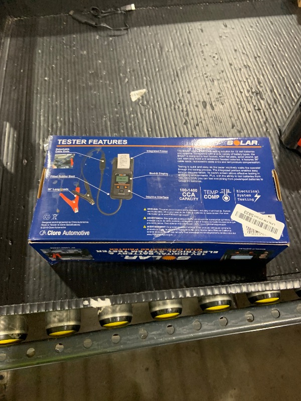 Photo 1 of Clore Automotive BA227 Battery Tester with Printer, Factory