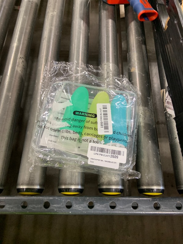 Photo 1 of Dot&Dot Leak Proof TSA Approved Travel Bottles for Toiletries - 3oz Shampoo and Conditioner Travel Size Containers - Silicone With Labels