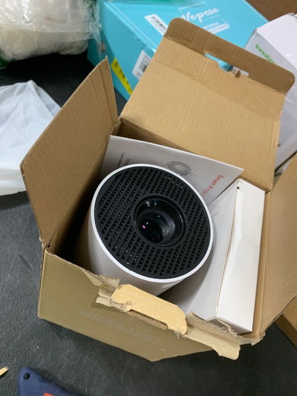 Photo 1 of Magcubic Mini Projector 4K support with WiFi 6 and Bluetooth 5.4, 5w Soundbase Speaker, Auto Vertical Keystone 180°Rotatable Portable Proyector for Home Bedroom Outdoor HY300Pro+