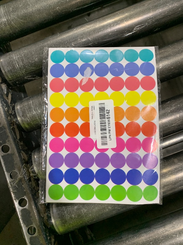 Photo 1 of 1400 PCS Colored Dot Stickers Round Color Coding Labels Classroom Must Haves, Circle Dots Labels Price Stickers Polka Circle Dot Stickers Label Sticker for Office, Classroom Decor, Papers Etc