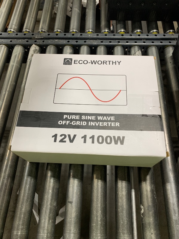 Photo 1 of ECO-WORTHY 1100W Pure Sine Wave Inverter with ECO Mode,12VDC to 120VAC 110VAC Converter with Bluetooth Module and Monitor APP,1100W Power Inverter for Off Grid Solar System RV Home Truck Camping