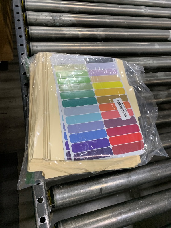 Photo 1 of 100 Packs Manila File Folder,Manilla Folder 8.5x11,1/3 Cut Tabs Folder for Office,School and Home,Organizer File Folder Letter Size