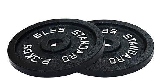 Photo 1 of Cast Iron Standard Weight Plates, 5lbs
