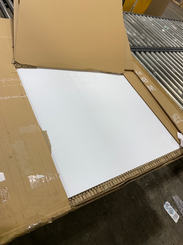 Photo 1 of Magnetic Dry Erase Board 96 x 48 inches, Maxtek 4" x 8" Whiteboard for Wall, Large White Board Dry Erase Foldable Wall-Mounted Aluminum Frame Erase Board with Marker Tray for Office Home and School