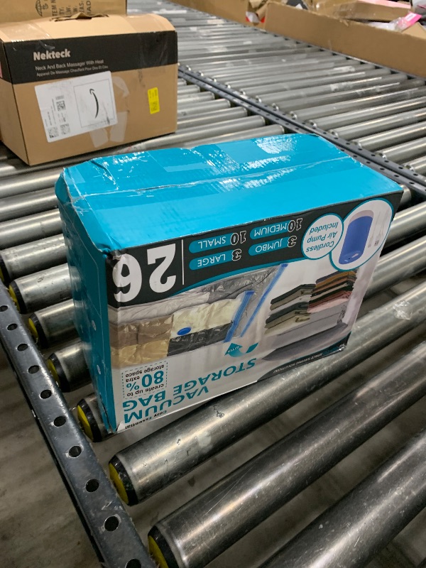 Photo 1 of 26 Pack Space Saver Storage Bags with Electric Air Pump