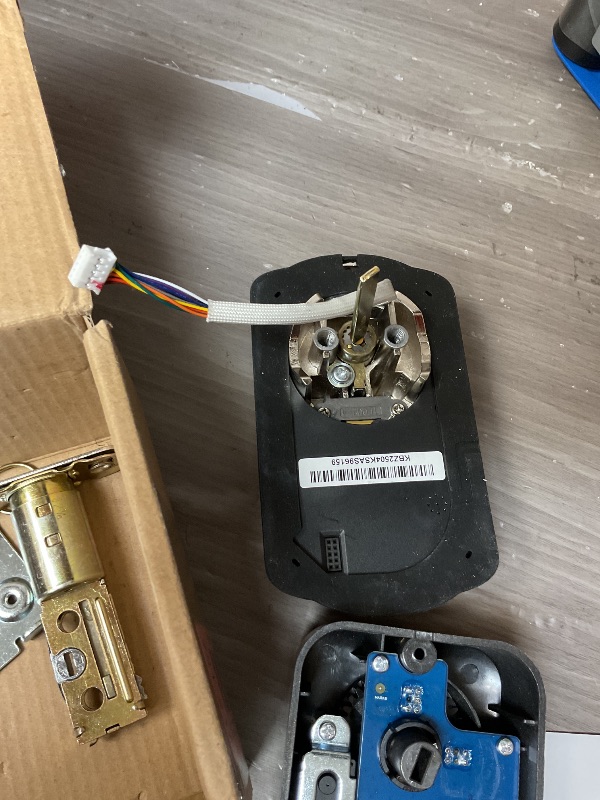Photo 1 of Veise Fingerprint Door Lock, Keyless Entry, Auto Lock, Electronic Keypad Deadbolt for Front Door, Biometric, Anti-Peeking Password, Easy Install, Satin Nickel