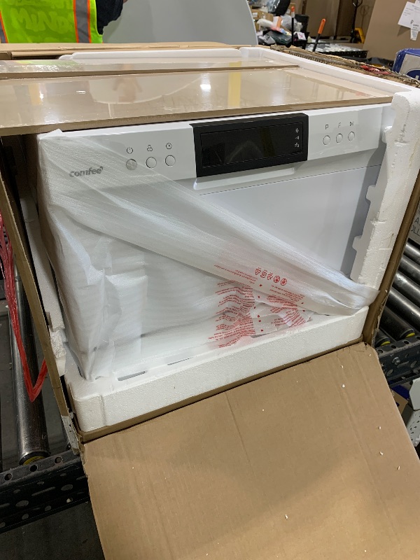 Photo 1 of COMFEE’ Portable Mini Dishwasher, Energy Star, Countertop, 6 Place Settings, with 8 Washing Programs, Speed, Baby-Care, ECO& Glass, Dish Washer for Dorm, RV& Apartment, White