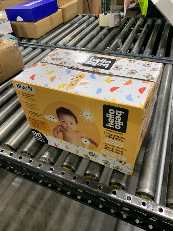 Photo 1 of Hello Bello Diapers, Size Newborn (NB, Up to 10 lbs), 96 Count of Premium Disposable Baby Diapers