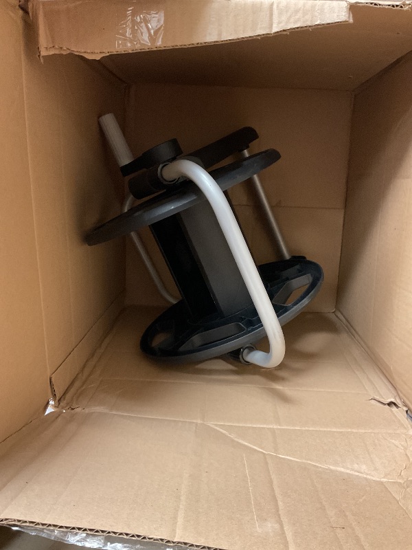 Photo 1 of YESTAR Garden Water Hose Reel Cart,Holds 50-60 Ft of 5/8 Inch Hose, Portable Hose Pipe Holder for Outside