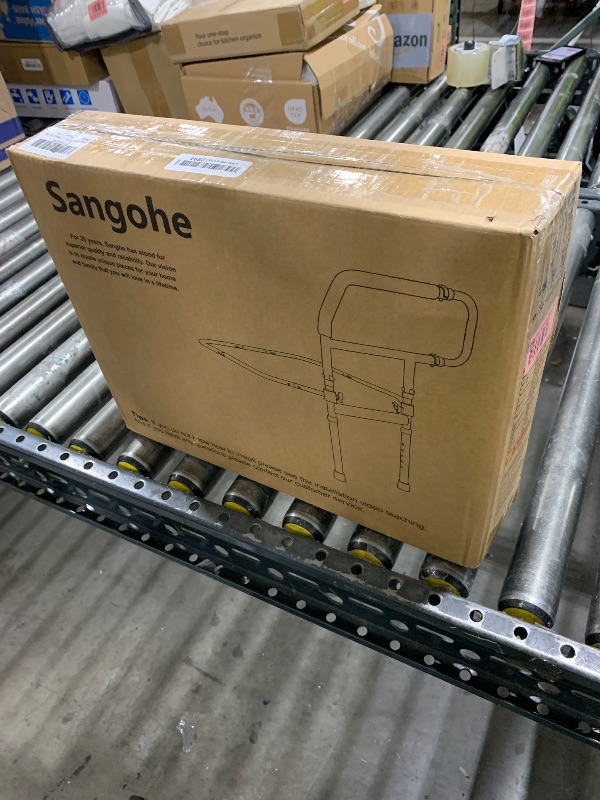 Photo 1 of Sangohe Bed Rail for Elderly, Bed Assist Grab Bar Handle with Storage Pocket, Safety Bed Rails for Elderly Adults Getting in & Out of Bed at Home and Dorm - Fit King, Queen, Full, Twin