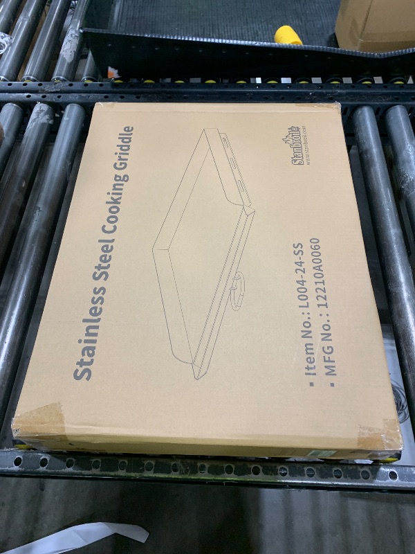 Photo 1 of Stanbroil 16" x 24" Flat Top Griddle for Camp Chef Stove, 2 Burner Fry Griddle Top for Camp Chef Tahoe, Expedition 3X, Big Gas Grill 16, Stainless Steel