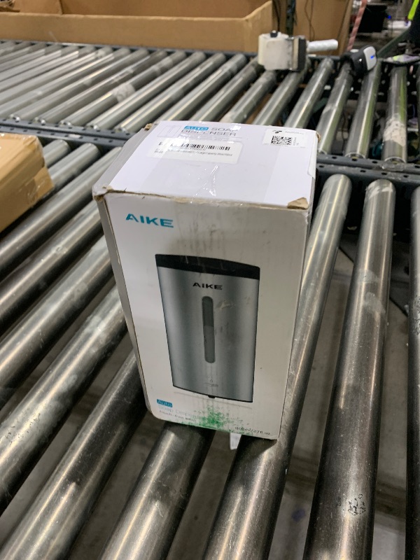 Photo 1 of AIKE Wall-Mount Automatic Liquid Soap Dispenser Commercial Large Capacity Brushed Stainless Steel Finish