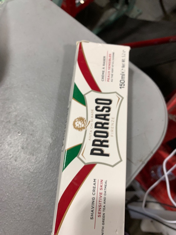 Photo 1 of Proraso Shaving Cream, Sensitive Skin, 5.2 Oz, 1 Count