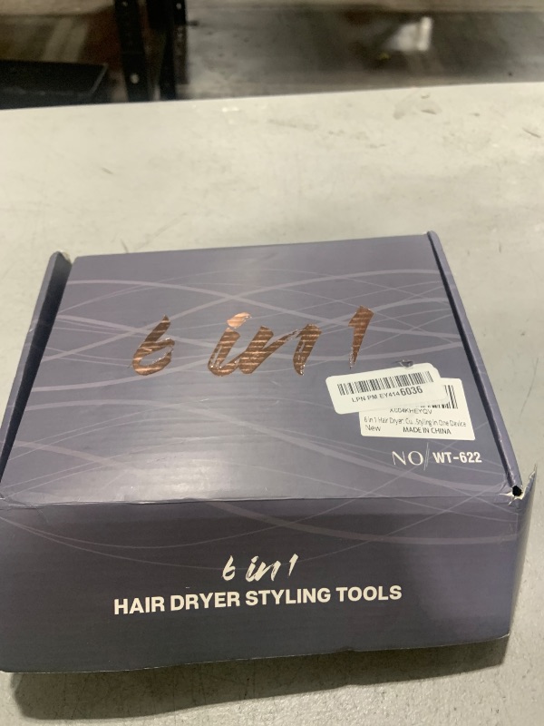 Photo 1 of 6 in ONE Blow Dryer Brush, Curling Wand Hair Styling Tools Set, Ionic Hot Air Hair Dryer, Massage Oval Hair Dryer, Left&Right Hair Curlers