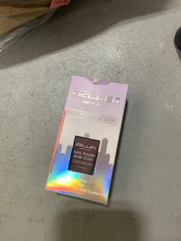 Photo 1 of Gellen 4-In-1 Illuminating Nail Concealer Base Coat Polish Sheer Neutral Earth Tones, Nude Pink Nail Strengthener Ridge Filler for Nails, Smoothes Strengthens Nails, Quick Dry, Hema Free, Toxin Free