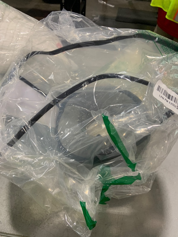 Photo 1 of Sponge Core Dog Cone, Inflatable Dog Cone Collar Alternative, Dogs Donut Collar After Surgery, Soft Cone for Large Medium Small Dogs to Stop Licking, No Inflation Required, Clear View(Size 4, Gray)