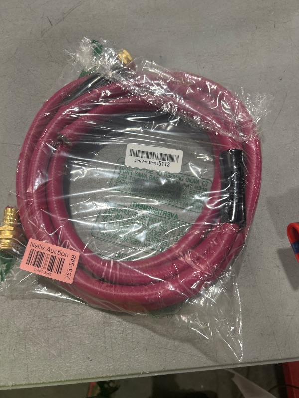 Photo 1 of WELLUCK Garden Hose 5/8 in x 10 ft, Heavy Duty Durable Anti Kink Flexible Garden Water Hose for Drinking Water Safe BPA Free, All-weather Lightweight Water Hose for Garden RV Camper Marine