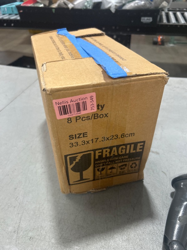 Photo 1 of [8 Pack] 20 Oz Glass Juicing Bottles w Airtight Lids - Reusable Drinking Jars w Scale, Travel Water Cups - Tall Mason Jar for Juice, Boba, Smoothie, Vanilla Extract(Extra 3 Lids)