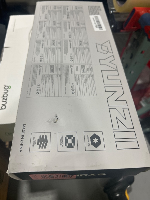 Photo 1 of YUNZII AL80 Wireless Mechanical Keyboard,Full Aluminum CNC, Smart LCD Display,Hot Swappable Gasket Mount 75% Layout with Knob,BT/2.4G/USB-C,QMK/VIA Support for Win/Mac (Silver, Cocoa Cream V2 Switch)
