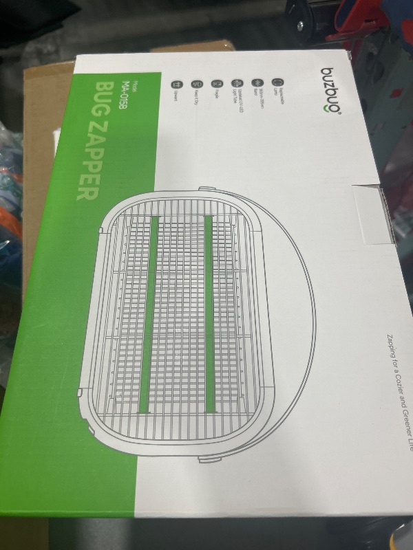 Photo 1 of Buzbug LED Bug Zapper Indoor, 10 Years Lifespan Lamp Sustainable Less Power, Durable High-Voltage Electric Mosquito Zapper, Fly Trap Mosquito Trap, Fly Killer Fly Zapper -MA015B