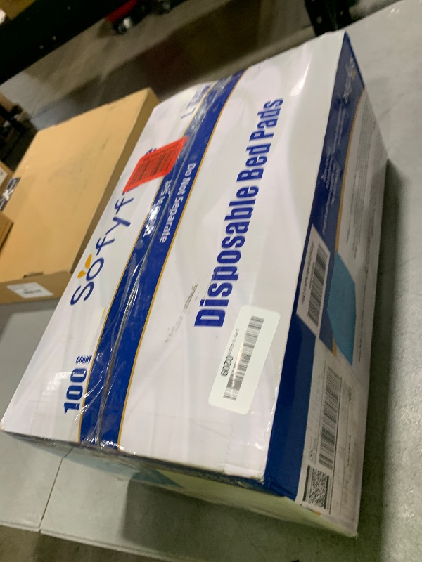 Photo 1 of 100 Count Disposable Beds Pads,23"x36" Waterproof Adults Incontinence Chucks Underpads,Absorbent Leakproof Pee Pads for Kids,Elderly,Extra Large Dog Puppy Training Pad,Baby Changing Liner