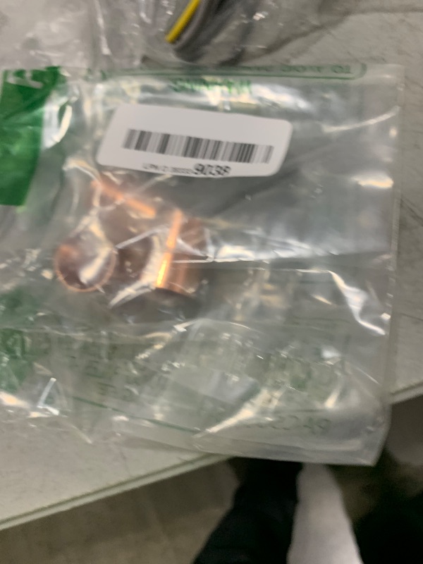 Photo 1 of Hordolry Straight Copper Coupling Fittings, 3/4 Inch Copper Pipe Welding Joint Connector Adapter for HVAC Air Conditioner, Sweat End Pipe Fitting with Rolled Tube Stop, Pack of 4