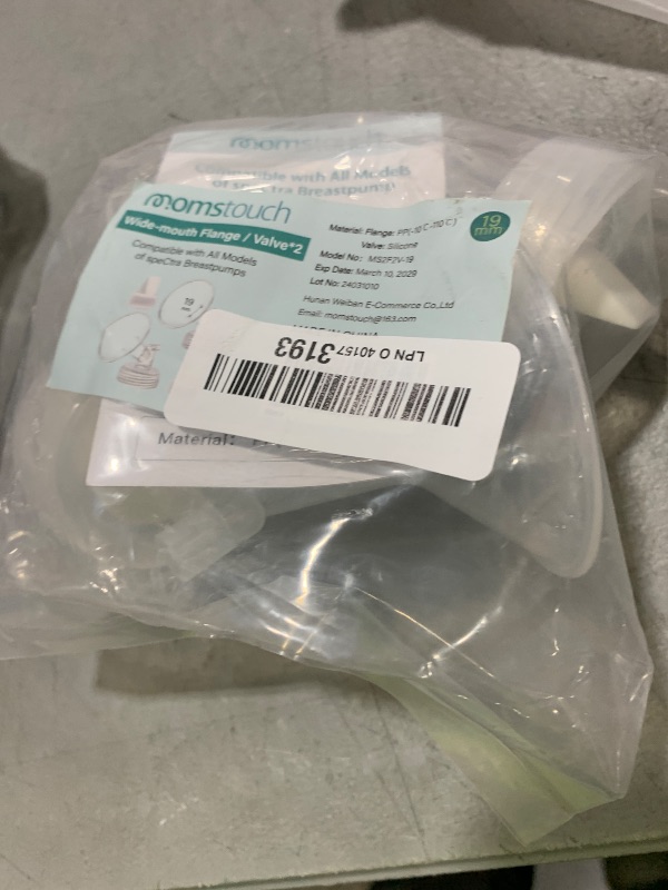 Photo 1 of Momstouch 19mm Flange and Duckbill Valve Compatible with Spectra S1 S2 9 Plus Breastpump Replacement to Spectra Pump Parts, Not Original, Replace Spectra Accessories.