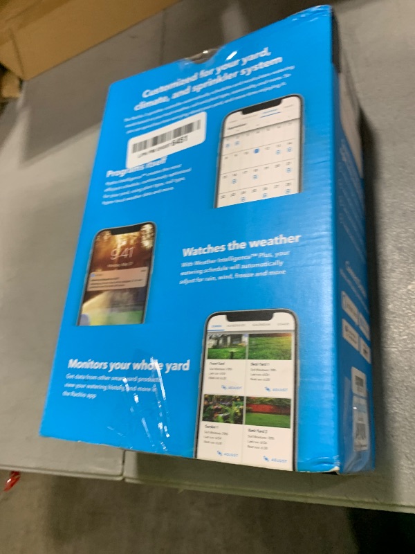 Photo 1 of Rachio WiFi Smart Sprinkler Controller (16-Zone Irrigation Remote Control) – App-Based Scheduling, Local Weather Intelligence, Rain Skips, Easy DIY Install