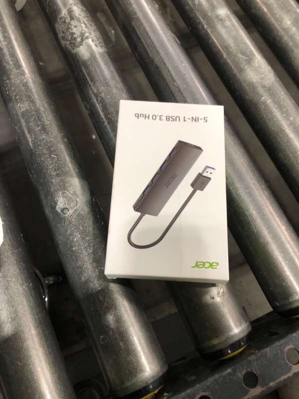 Photo 1 of Acer USB Hub 4 Ports, Multiple USB 3.0 Hub, USBA Splitter for Laptop with Type C Power Port, Extender for A Port Laptop, PC, Desktop and More (2ft)