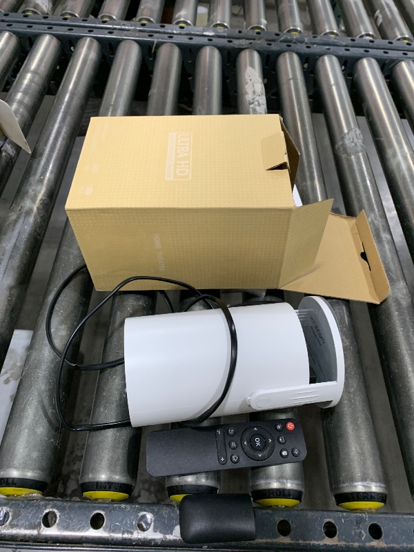 Photo 1 of Elephas - Projector 4K 1080P Support, Mini Projector Smart for Movie Projection Compatible with Phone - White
