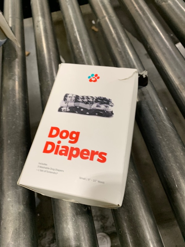 Photo 1 of Pet Parents® Washable Dog Diapers (3pack) + Extendrs® of Durable Doggie Diapers, Premium Dog Diapers Female (Small, Luxe)