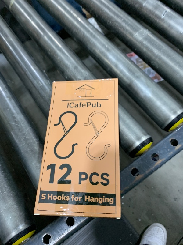 Photo 1 of Metal S Hooks Black S Shaped Hooks 12 PCS
