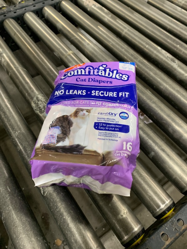 Photo 1 of Hartz Comfitables Cat Diapers,Medium, 16 Count, Comfortable & Secure Fit, Easy to Put On