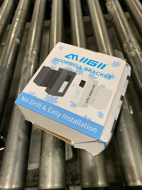 Photo 1 of Bleu Clair Anti-Theft Doorbell Mount All Metal No Need to Drill Not Block Doorbell Motion Sensor Compatible with Ring & Other Video Doorbells for Home Rentals Office Room Apartment