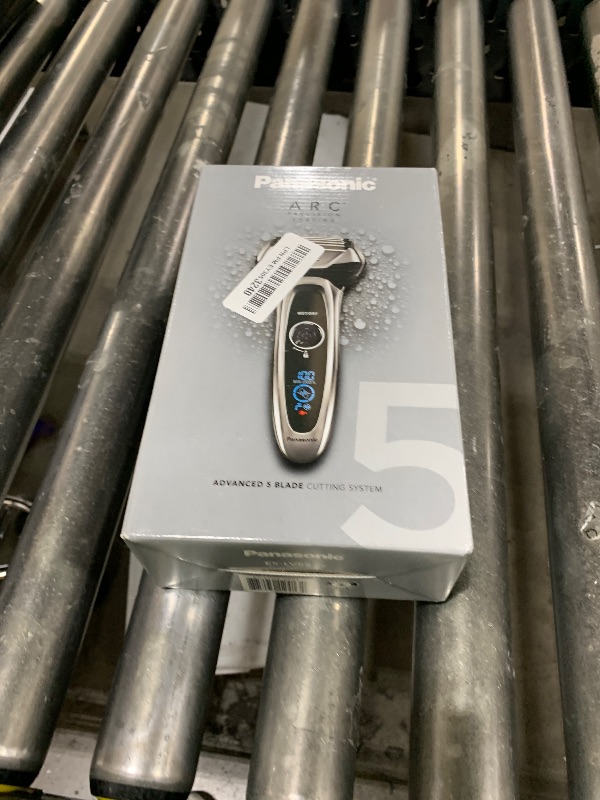 Photo 1 of Panasonic ARC5 Electric Razor for Men with Pop-Up Trimmer, Wet/Dry 5-Blade Electric Shaver with Intelligent Shave Sensor and Multi-Flex Pivoting Head – ES-LV65-S (Silver)