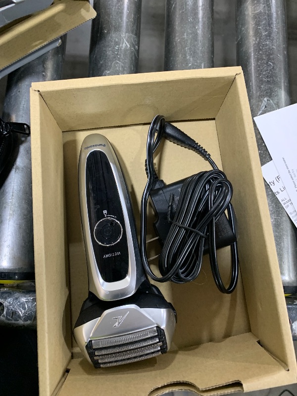 Photo 1 of Panasonic ARC5 Electric Razor for Men with Pop-Up Trimmer, Wet/Dry 5-Blade Electric Shaver with Intelligent Shave Sensor and Multi-Flex Pivoting Head – ES-LV65-S (Silver)