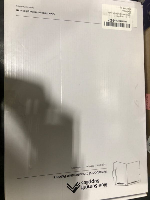 Photo 1 of 10 Legal Size Classification Folders - 2 Divider 2 Inch Tyvek Expansions - Durable 2 Prongs Designed to Organize Standard Law Client Files, Office Reports - Legal Size, 10 Folders (Gray Green)