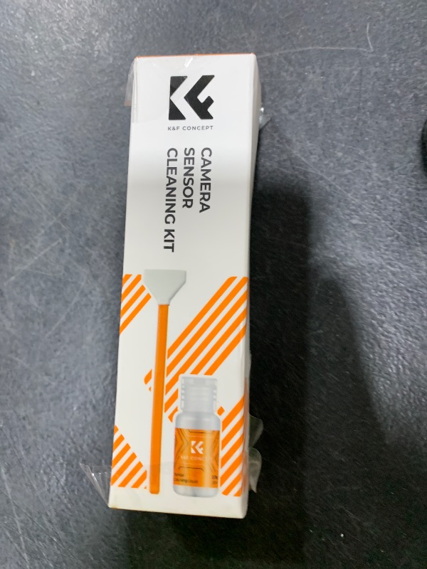 Photo 1 of K&F Concept 16mm APS-C Frame Sensor Cleaning Swab*6 + 20ml Sensor Cleaner, DSLR SLR Digital Camera CMOS and CCD Sensor Cleaning Swab Kits for Nikon Sony Canon Camera Clean
