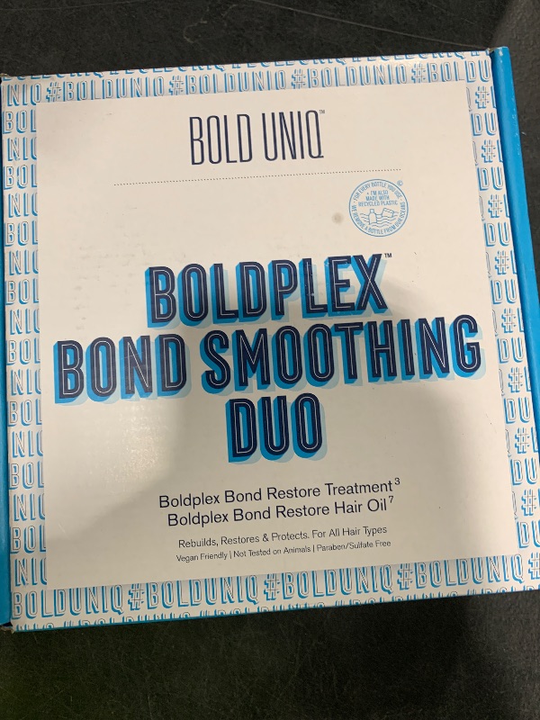 Photo 1 of Boldplex 3 & 7 Bond Restore Protein Treatment & Oil Duo for Dry & Damaged Hair - Hydrating Formula for Curly, Colored, Frizzy, Broken or Bleached Types. Cruelty-Free & 100% Vegan