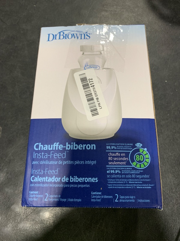 Photo 1 of Dr. Brown's Insta-Feed Baby Bottle Warmer and Sterilizer for Baby Bottles and Baby Food Jars