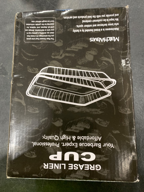 Photo 1 of Matchwaves Drip Pans for Weber, Disposable Aluminum Foil Grease Trays for Weber Grills, Universal Replacement Liners for Weber Series, 8.6" x 6" - 20 Pcs