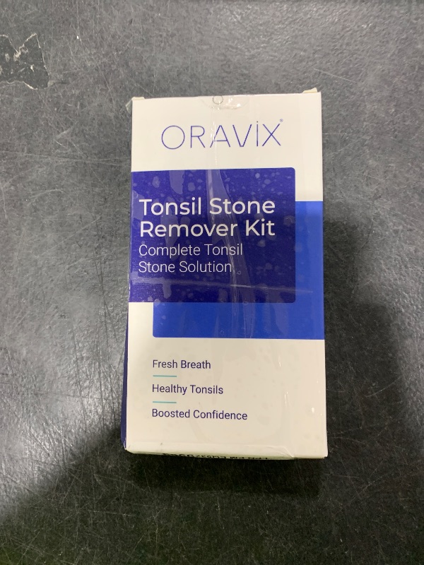 Photo 1 of ORAVIX Tonsil Stone Remover - Tonsil Stone Removal Kit - Tonsillolith Remover Tool - Tonsil Cleaner - Fight Bad Breath - Tonsil Stone Removal Tool - Oral Irrigator - Tongue Scraper - 7 Pieces