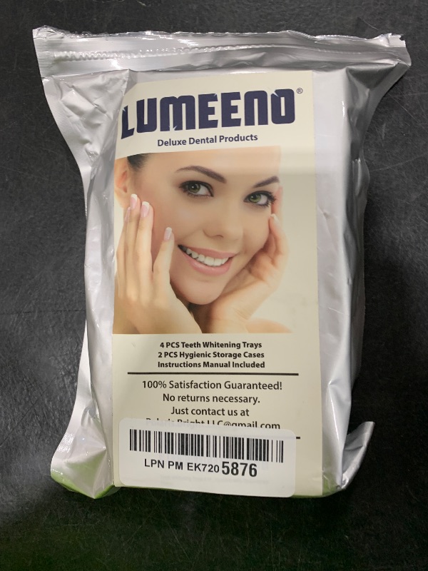 Photo 1 of Moldable Teeth Trays for Whitening - 4 Pcs Trays with 2 Pcs Cases - Compatible with Opalescence Teeth Whitening Gel